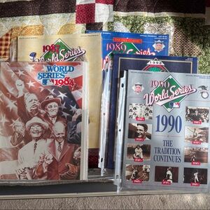 5 World Series Programs Collection Excellent Condition